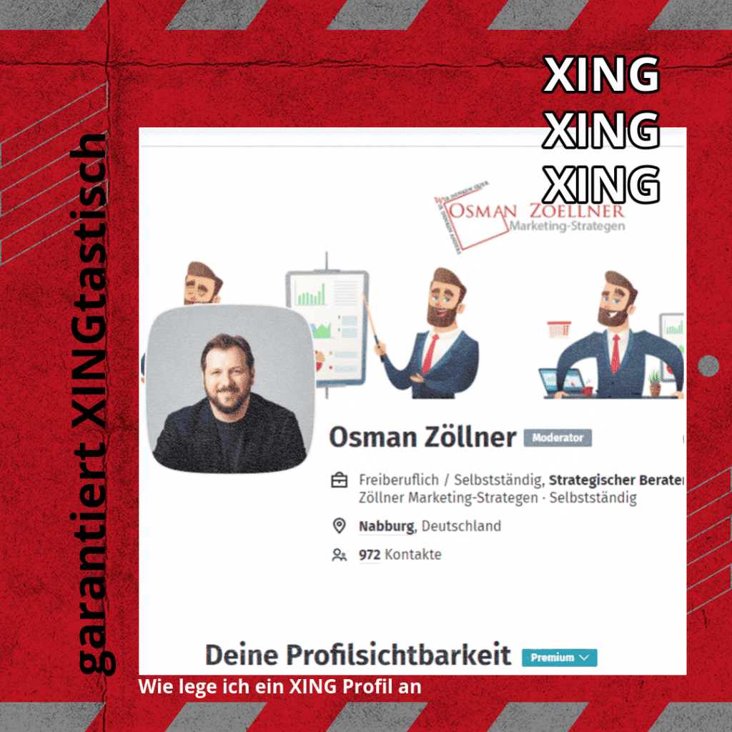 Wie lege ich ein XING Profil an